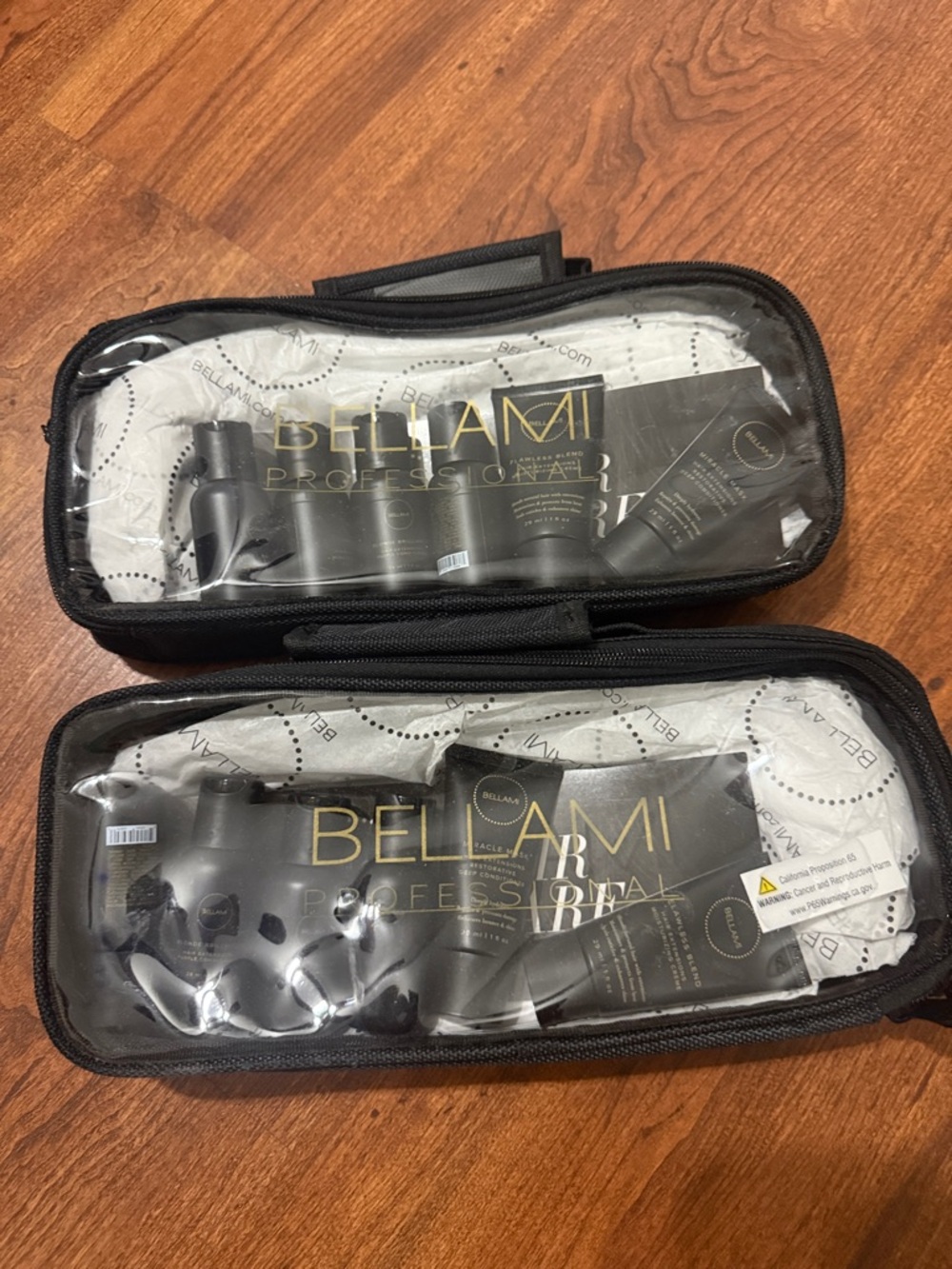 Bellami Professional Black Travel Haircare Kit with Carry Case